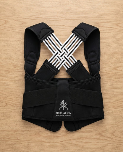 Posture Corrector — Wellness Routine Flat Lay | Generated by Modelize